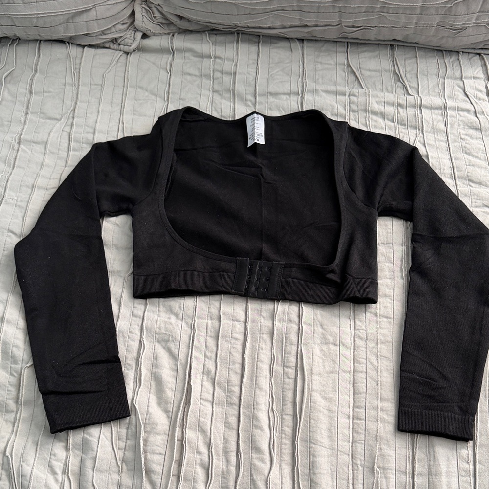 Recovery open bust vest black small/Medium